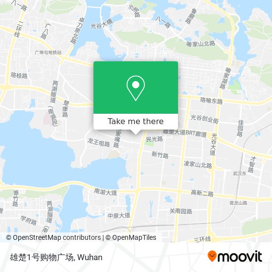 雄楚1号购物广场 map