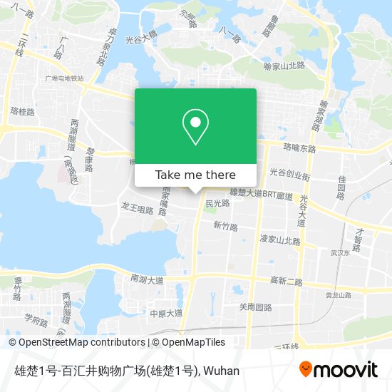 雄楚1号-百汇井购物广场 map