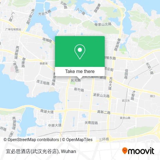 宜必思酒店(武汉光谷店) map