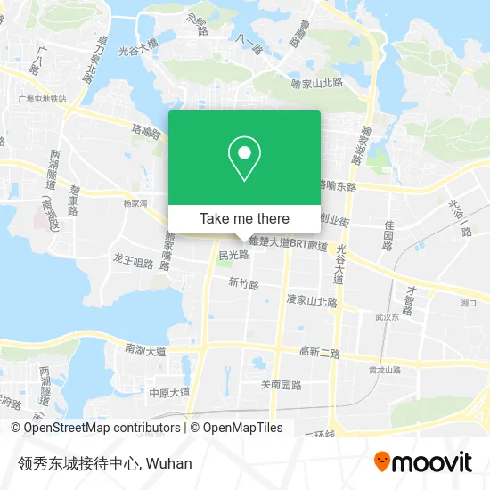 领秀东城接待中心 map