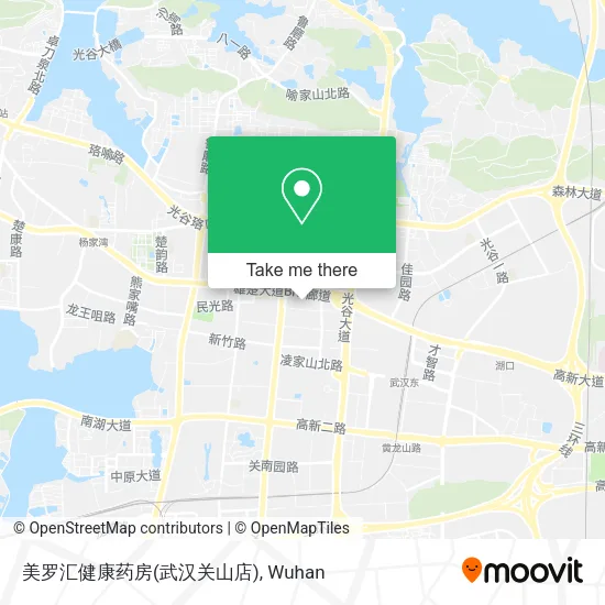 美罗汇健康药房(武汉关山店) map