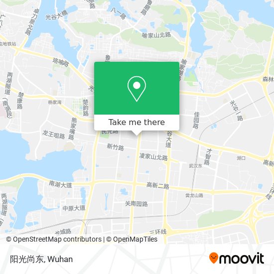 阳光尚东 map