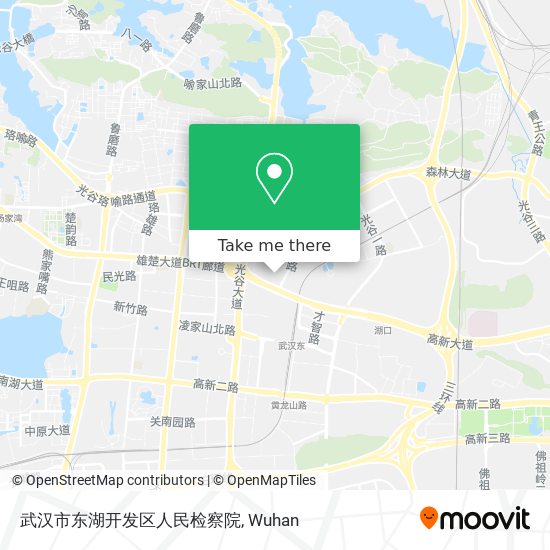 武汉市东湖开发区人民检察院 map