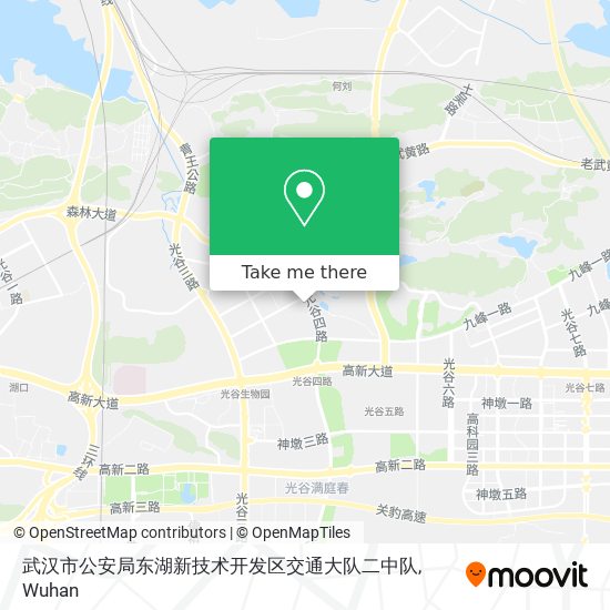武汉市公安局东湖新技术开发区交通大队二中队 map
