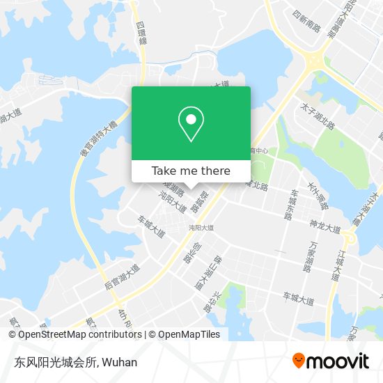 东风阳光城会所 map