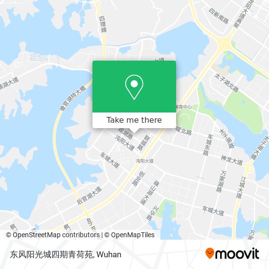 东风阳光城四期青荷苑 map