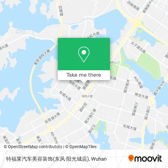 特福莱汽车美容装饰(东风·阳光城店) map