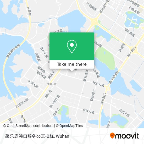 馨乐庭沌口服务公寓-B栋 map