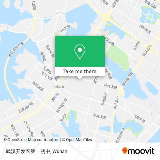 武汉开发区第一初中 map