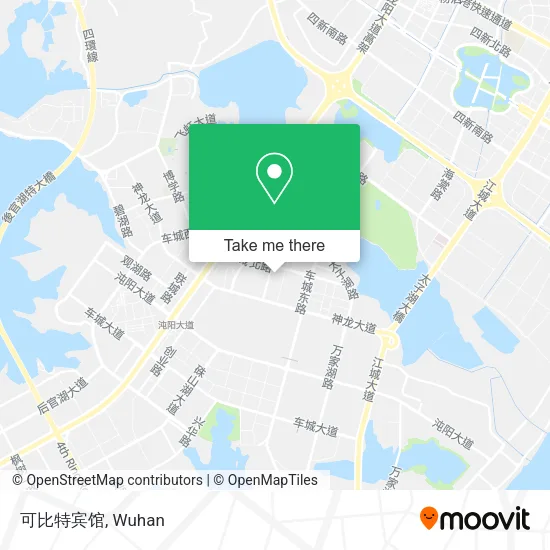 可比特宾馆 map