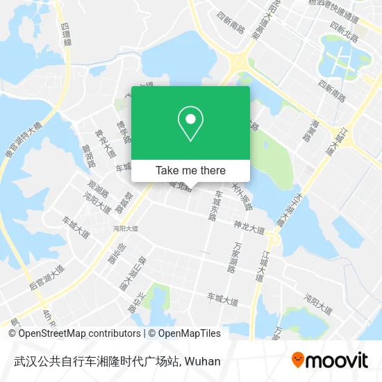 武汉公共自行车湘隆时代广场站 map