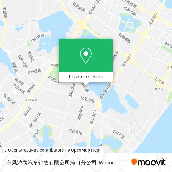 东风鸿泰汽车销售有限公司沌口分公司 map