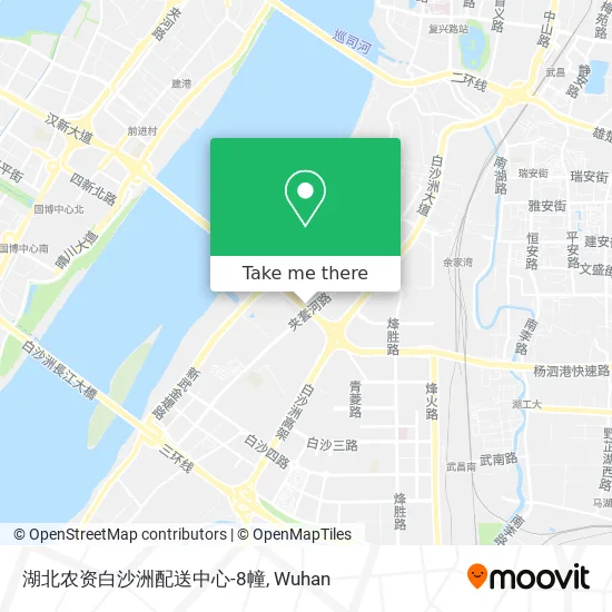 湖北农资白沙洲配送中心-8幢 map