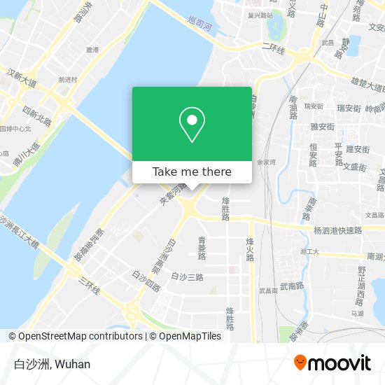 白沙洲 map