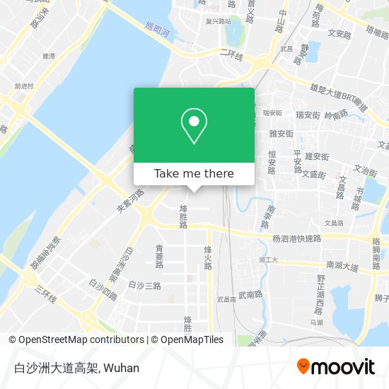 白沙洲大道高架 map