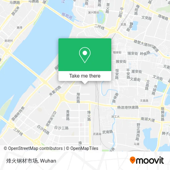 烽火钢材市场 map