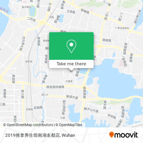 2019推拿养生馆南湖名都店 map