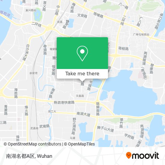 南湖名都A区 map