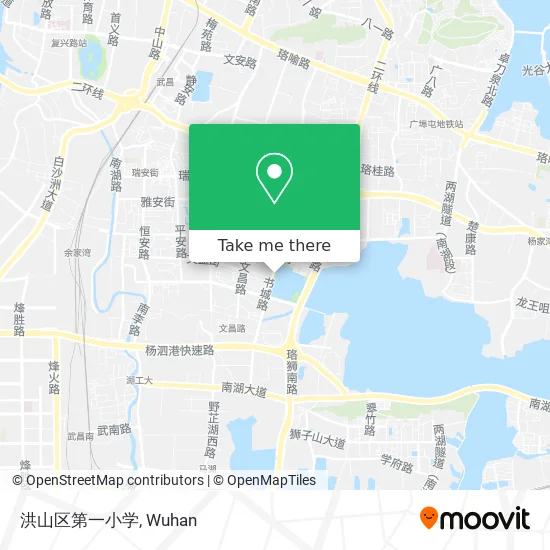 洪山区第一小学 map