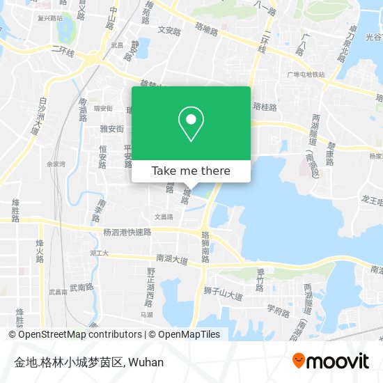 金地.格林小城梦茵区 map