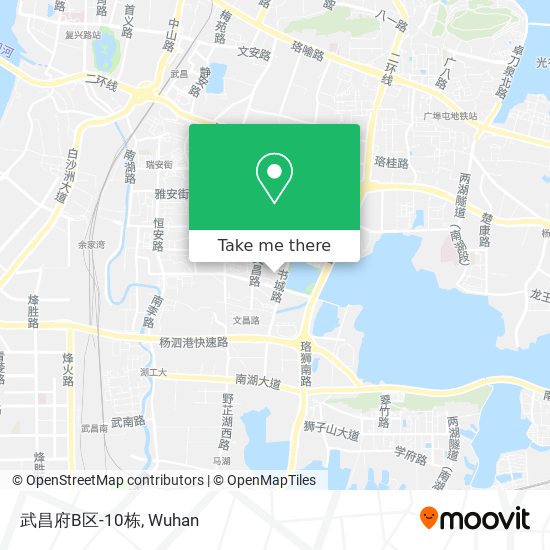 武昌府B区-10栋 map