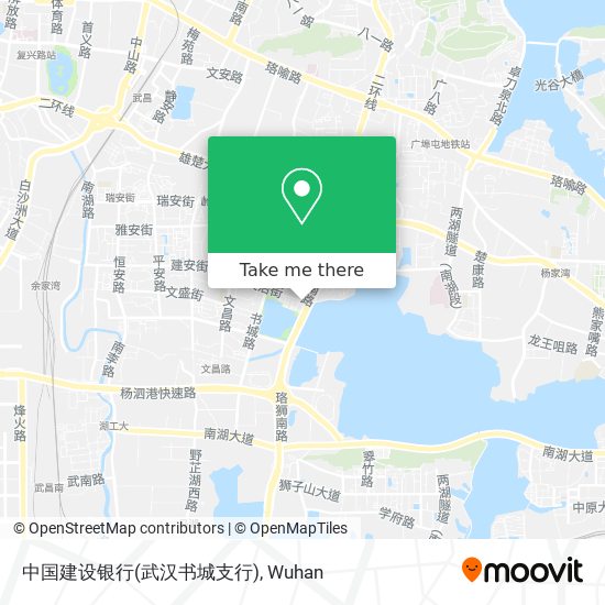 中国建设银行(武汉书城支行) map