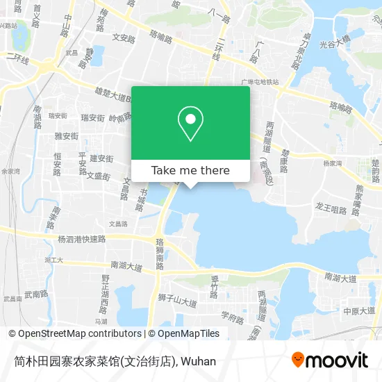 简朴田园寨农家菜馆(文治街店) map