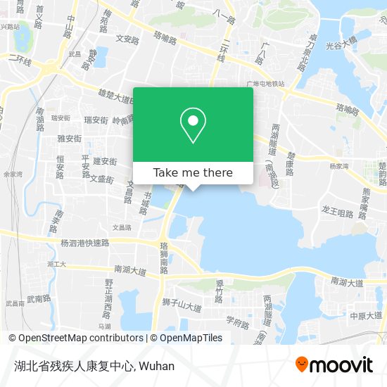 湖北省残疾人康复中心 map