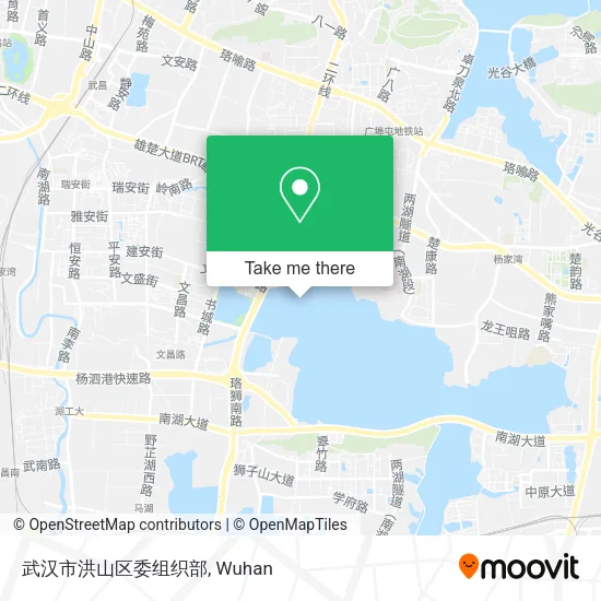 武汉市洪山区委组织部 map