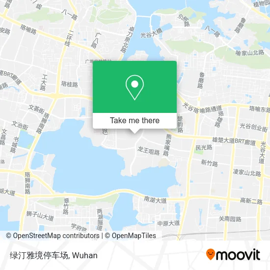 绿汀雅境停车场 map