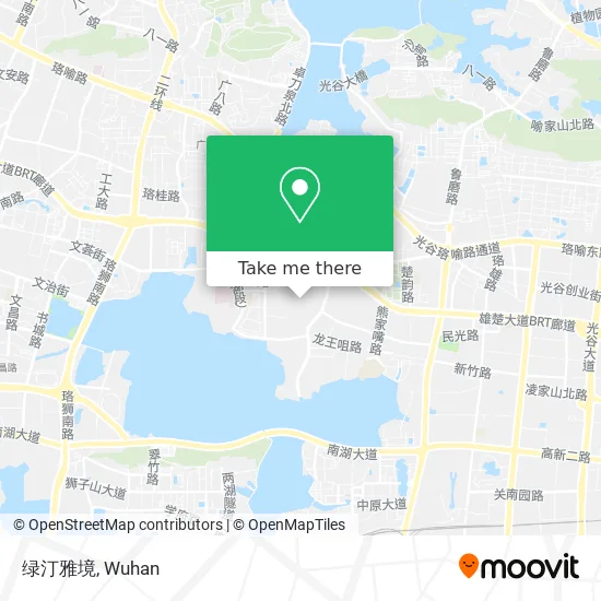 绿汀雅境 map