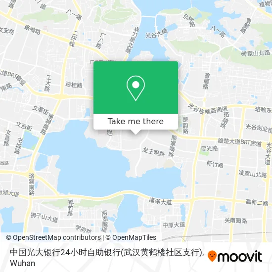 中国光大银行24小时自助银行(武汉黄鹤楼社区支行) map