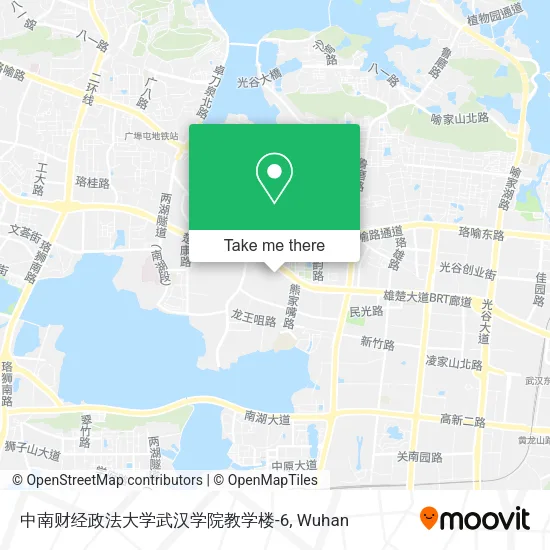 中南财经政法大学武汉学院教学楼-6 map