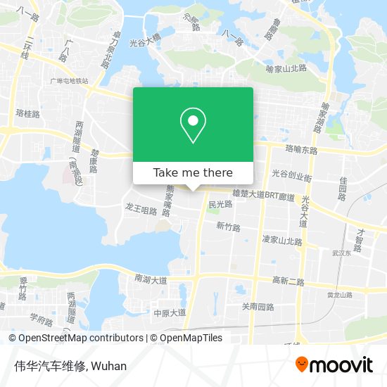 伟华汽车维修 map