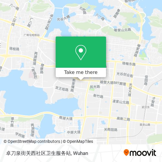 卓刀泉街关西社区卫生服务站 map