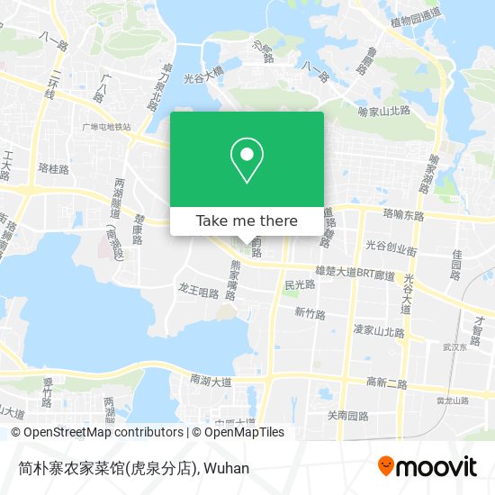 简朴寨农家菜馆(虎泉分店) map