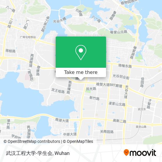武汉工程大学-学生会 map