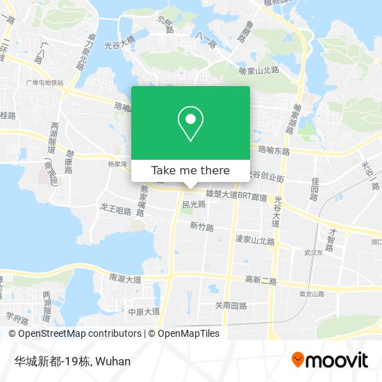 华城新都-19栋 map