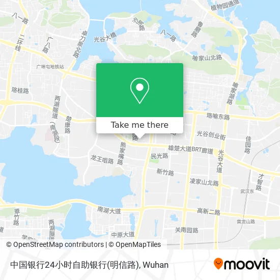 中国银行24小时自助银行(明信路) map
