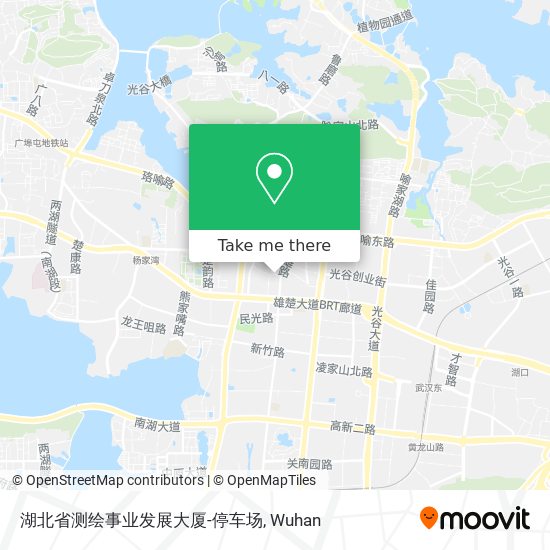 湖北省测绘事业发展大厦-停车场 map