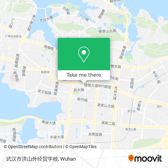 武汉市洪山外经贸学校 map