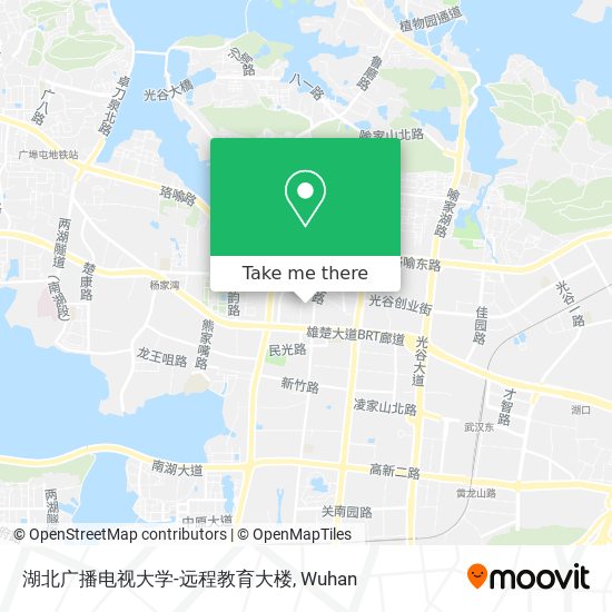 湖北广播电视大学-远程教育大楼 map