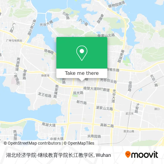 湖北经济学院-继续教育学院长江教学区 map
