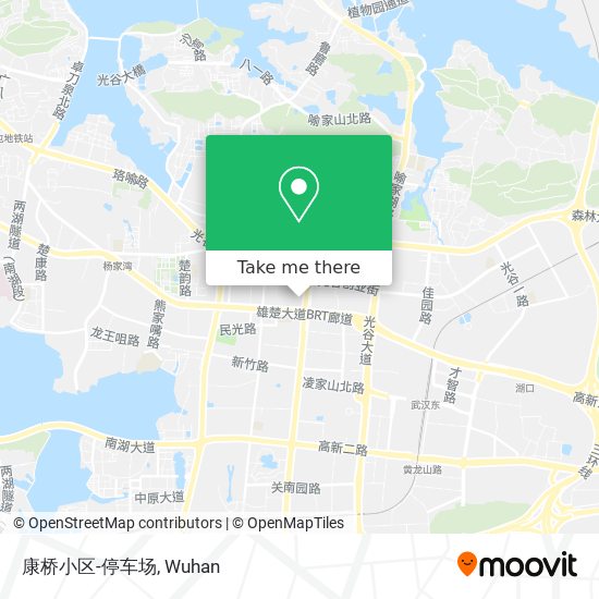 康桥小区-停车场 map