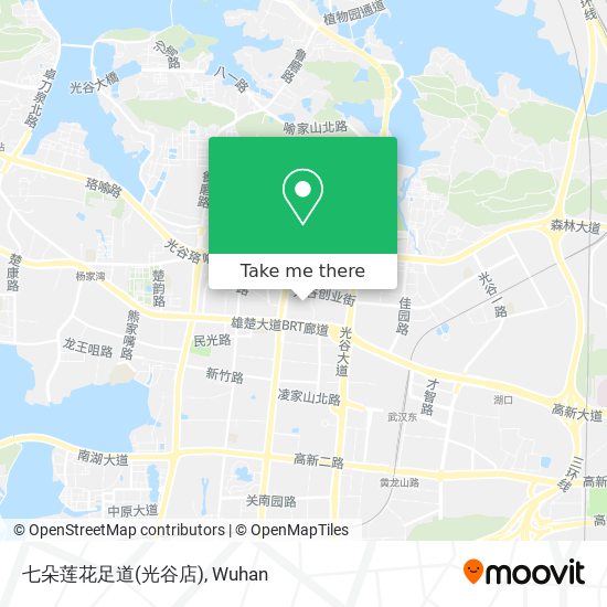 七朵莲花足道(光谷店) map