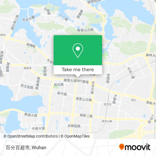百分百超市 map