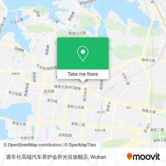 唐车社高端汽车养护会所光谷旗舰店 map