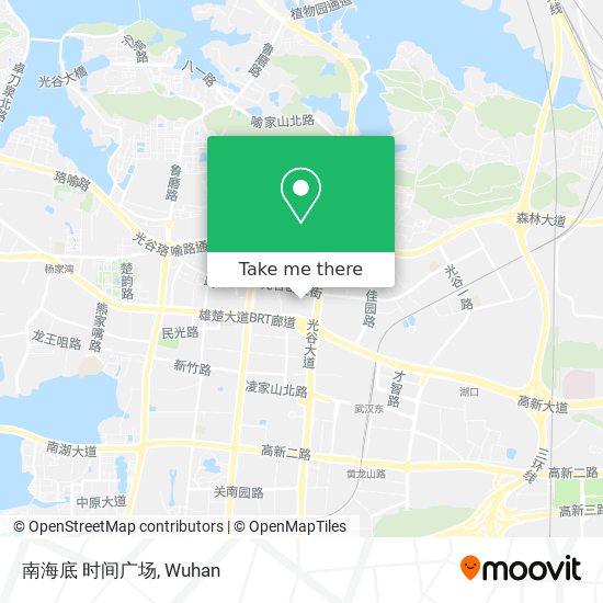 南海底 时间广场 map