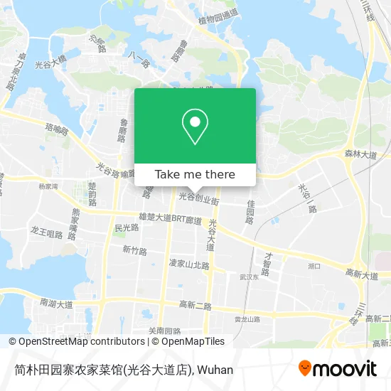 简朴田园寨农家菜馆(光谷大道店) map