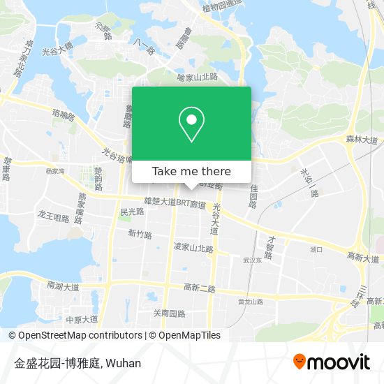 金盛花园-博雅庭 map